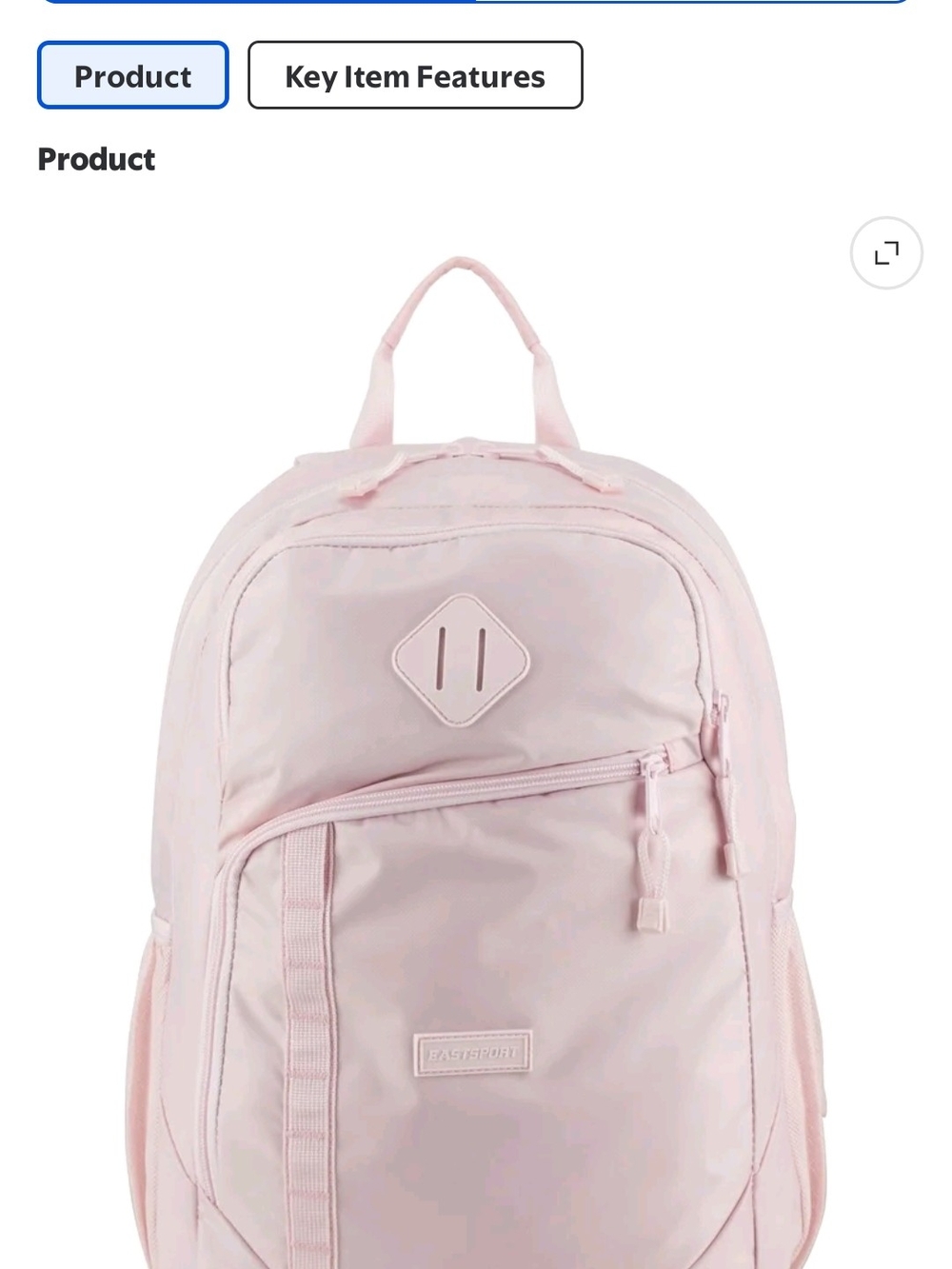 Kids Pink Backpack - Lightweight School Bag